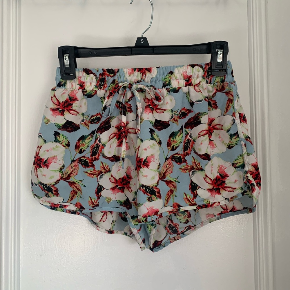 REVAMPED floral shorts